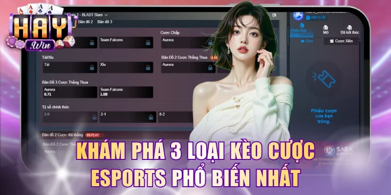 Khám phá 3 loại kèo cược Esports phổ biến nhất